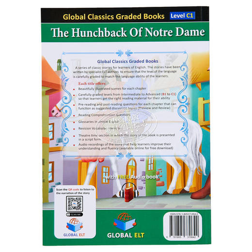 【中商原版】全球经典分级读物C1级-钟楼怪人 CAE水平Global Classics Graded Reader Level C1 The Hunchback of Notre Dame 商品图1