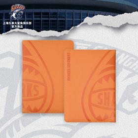上海久事大鲨鱼俱乐部丨经典队徽PU软皮A5笔记本记事本球迷周边