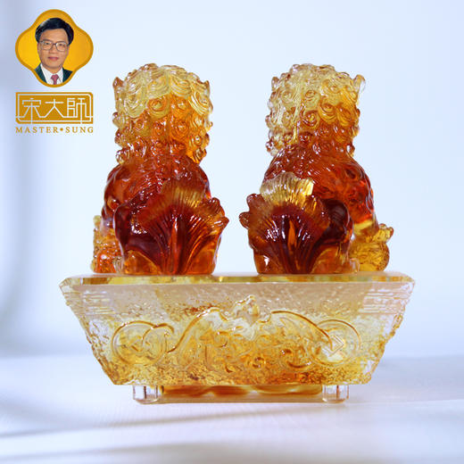 宋韶光大师 威震四方 古法琉璃摆件礼品 商品图2