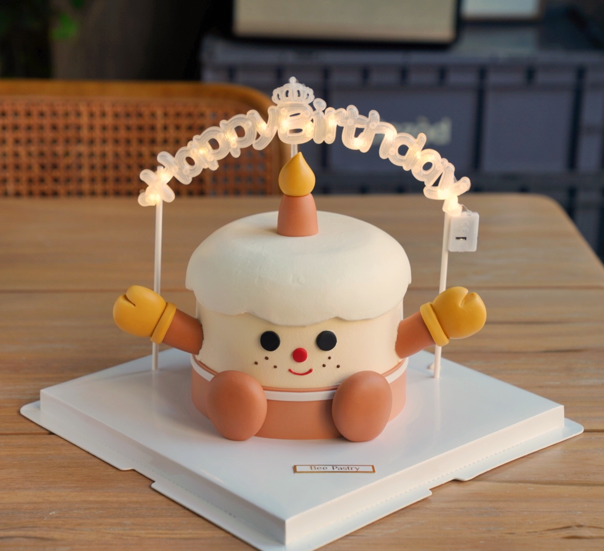 可爱蜡烛蛋糕C款 加高  n o