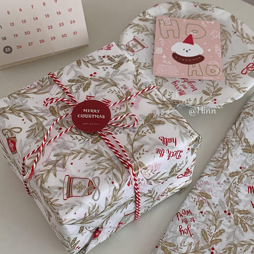 【圣诞捡漏】氛围雪梨纸花环款/包苹果/包礼物 商品图0