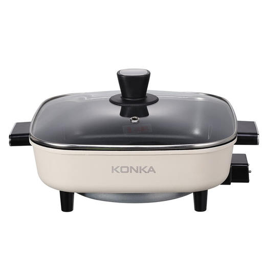 康佳（KONKA） 电火锅家用大容量多功能煎涮不沾电热锅KGJK-1602 星梦白升级版 商品图7