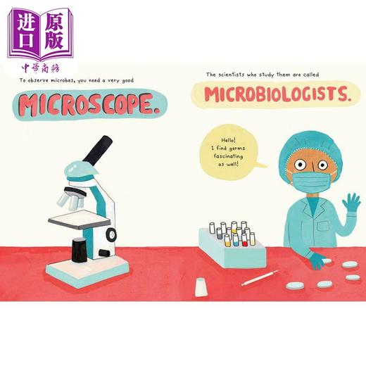 【中商原版】微生物俱乐部 Elise Gravel Club Microbe 英文原版 儿童科普绘本 少儿知识百科图画书 精装进口 自然科学读物 商品图1