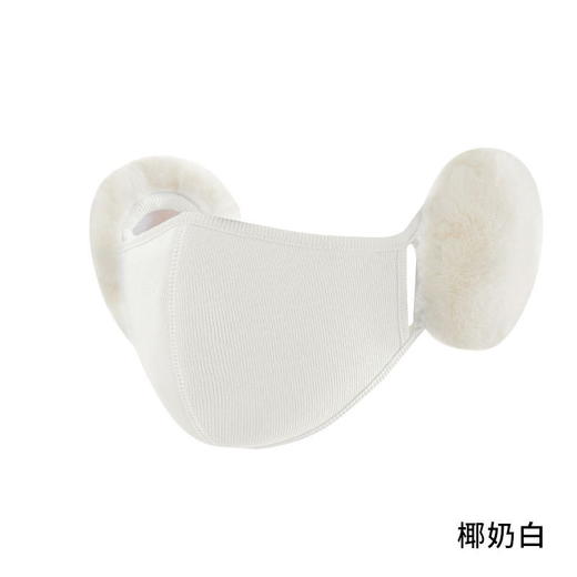 秋冬【女士保暖生活口罩】加绒加厚护耳 防寒防风 显脸小面罩耳罩 商品图5