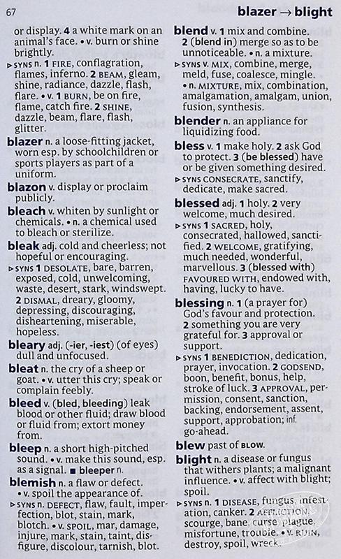 【中商原版】彩色牛津辞典 Colour Oxford Dictionary & Thesaurus英文原版进口 英语字典 教辅参考书词典工具书 牛津大学出版 商品图7