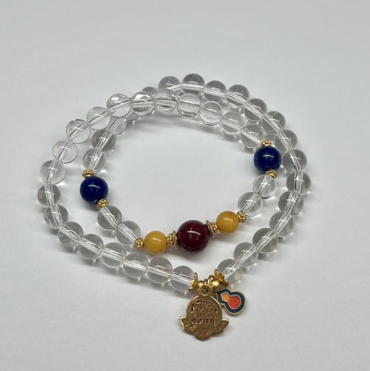 白水晶双圈手串 商品图2