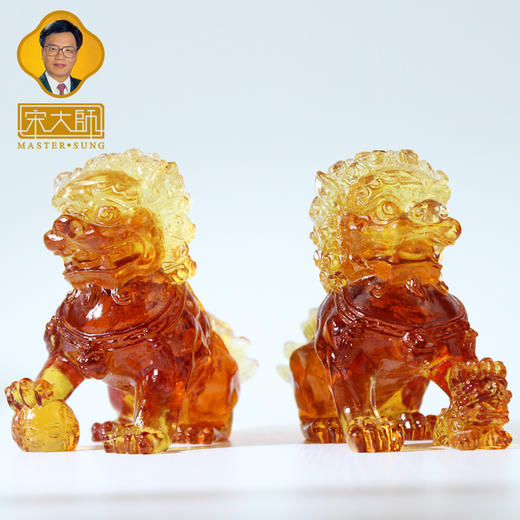 宋韶光大师 威震四方 古法琉璃摆件礼品 商品图3