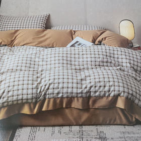 无印良品水洗全棉磨毛四件套MUJI-TJ23-85