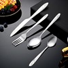 加厚不锈钢餐具勺子叉子轻奢复古浮雕西餐刀叉勺牛排刀叉汤勺 商品缩略图3