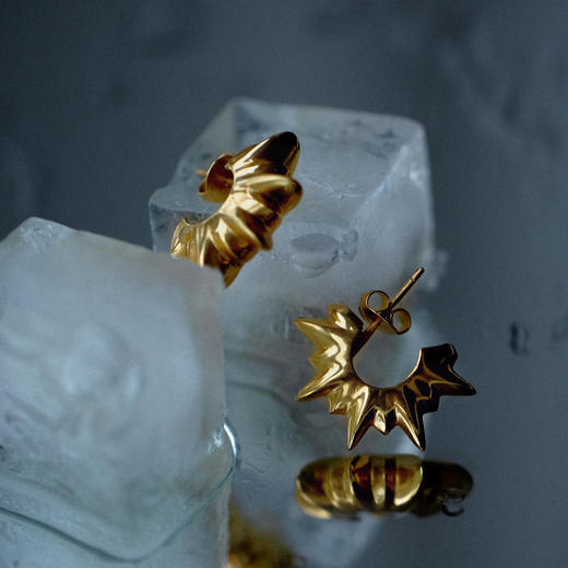 北京仓｜MISHO-Mini Sun Studs-Kylie Jenner同款 耳环［印度设计师］ 商品图0