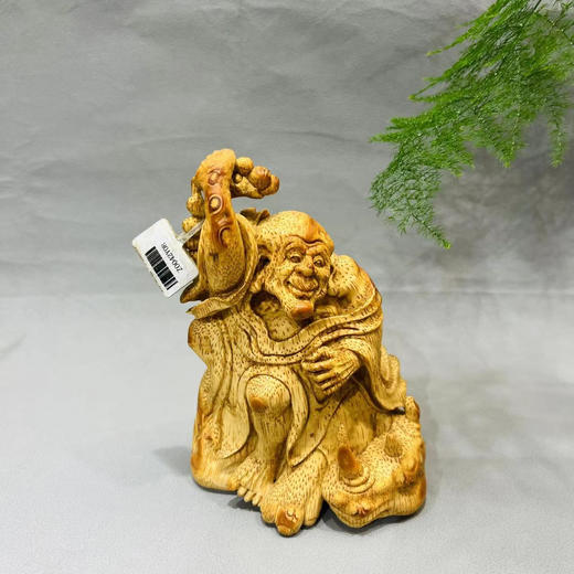 罗汉Z0042Y08竹根雕摆件 商品图0
