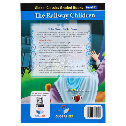 【中商原版】全球经典分级读物B1级-铁路边的孩子们 PET水平Global Classics Graded Reader Level B1 - The Railway Children 商品图1