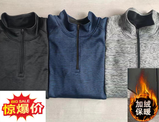 21279男式复合加绒拉链立领上衣 商品图0