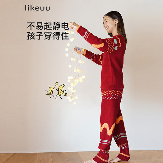 龙年抱抱系列 半边绒家居套装 商品图2