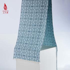 SAINTJOY/上久楷 丝毛围巾  丝毛长巾  菱格扣 CJS23020
