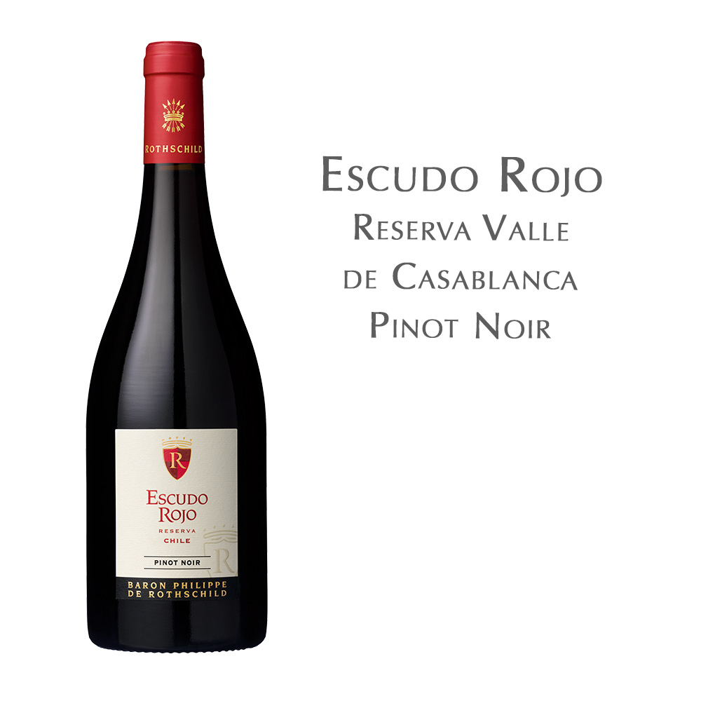 菲利普罗思柴尔德男爵红盾珍藏黑皮诺红葡萄酒 Escudo Rojo Reserva Valle de Casablanca Pinot Noir