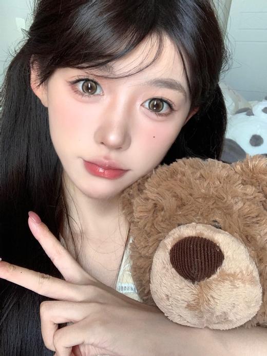 Ginomii旗下 ·可露露&混血爆米花  14.5mm白狮参考着色大直径｜半年抛  2片 商品图4