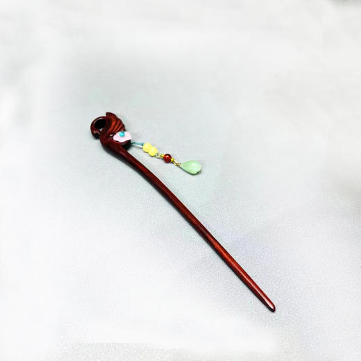 精雕犀牛角紫檀发簪°吊坠款 商品图2