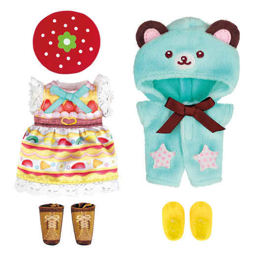 咪露 口袋咪露-蛋糕裙和小熊连帽外套组MELC516065 商品图0