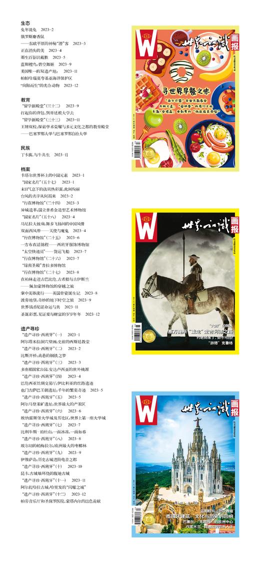 世界知识画报2023年·西班牙年合订本（上、下册） 商品图3
