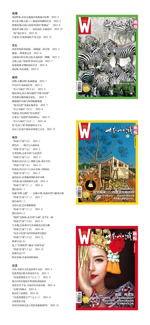 世界知识画报2023年·西班牙年合订本（上、下册） 商品图2