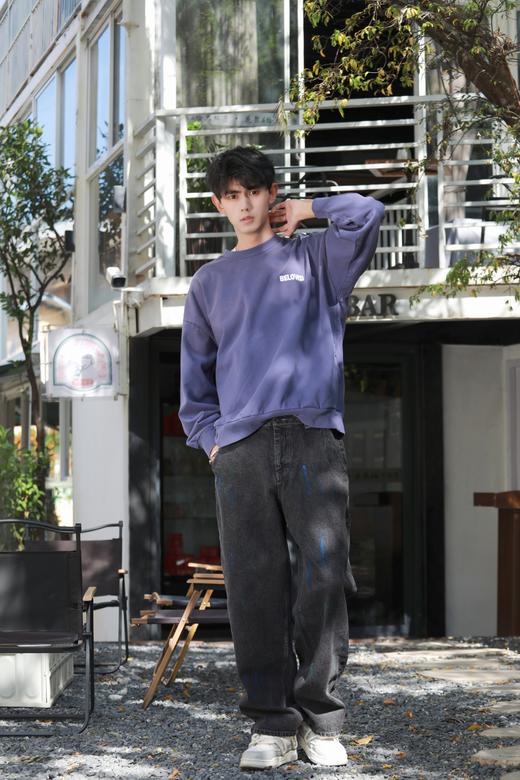 W346364192字母圆领卫衣 商品图2