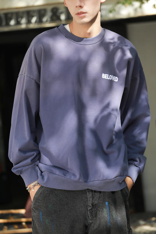 W346364192字母圆领卫衣 商品图1