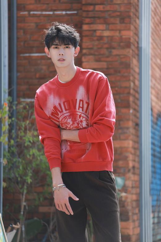 W342164200美式复古圆领卫衣 商品图0