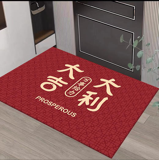 【大吉大利❗️马年腾马迎春地垫】入户地垫新年地垫入户门脚垫进门防滑垫红色地毯门垫好礼新年特价新年礼盒年货礼盒 商品图0