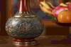 铜彩掐丝花瓶（8寸） 商品缩略图4