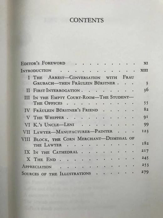 卡夫卡《审判》 22幅插图 苍鹭出版社（HeronBooks）复古仿皮精装本 商品图3