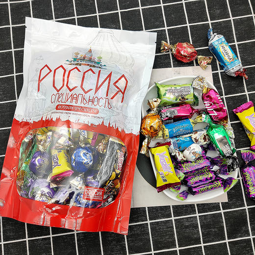 【中欧班列精选】WWJ俄罗斯精品糖果散糖混合装多种口味500g/袋 新年糖果喜糖 大人小孩皆宜节后发货 商品图14