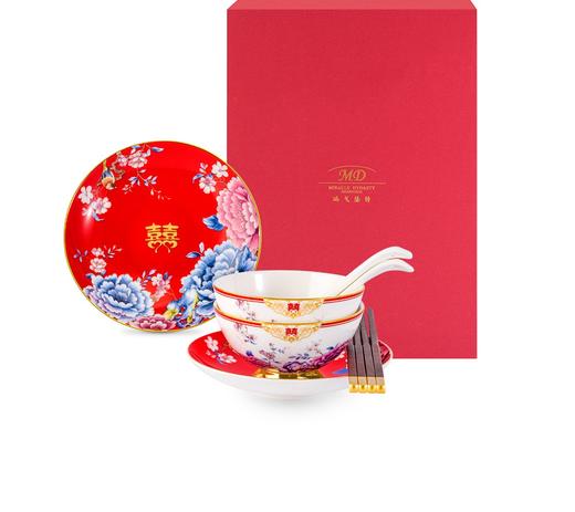 【春上新】10楼玛戈隆特    百年好合8头餐具-盛世牡丹 吊牌价1288元    活动价1030元 商品图2