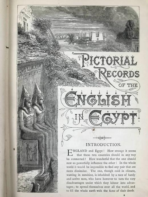 约19世纪后期 英国人在埃及（含戈登将军传） 近百幅插图 漆布精装16开 商品图3