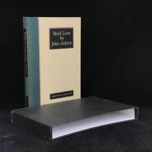约翰·奥布雷《英国名人小传》节选（1996） 数十幅插图 精装16开带书匣 商品图0