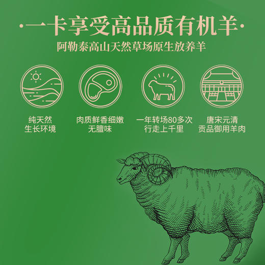 【部分缺货 拍前请联系】| 新疆甘亩仑羊肉卡 精选大尾羊羔羊 天然牧场游牧 商品图2