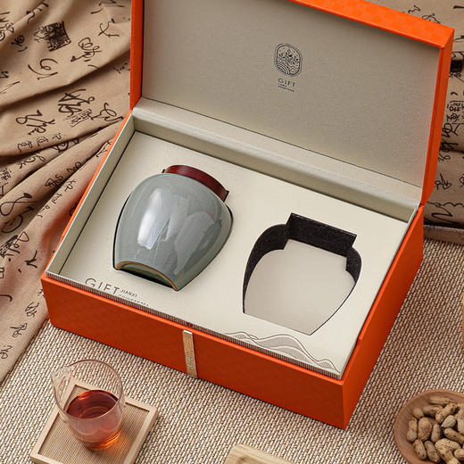 见喜皮盒【双瓷罐•橙色】70元一套/一件10套 商品图6