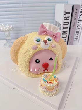 Loopy海狸饼饼结合卡通蛋糕-低糖处理无添加