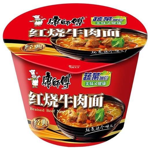 康师傅红烧牛肉面110g*12桶 商品图1