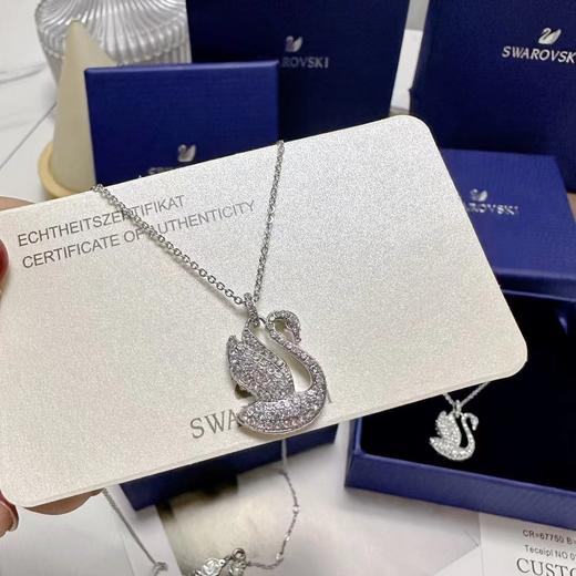 【施华洛世奇天鹅项链银色】ICONIC SWAN 施华洛世奇天鹅项链，IconicSwan 系列的天鹅项链 商品图4