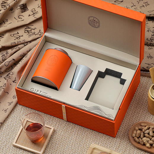 见喜皮盒【2圆罐•橙】48元一套 /一件10套 商品图5