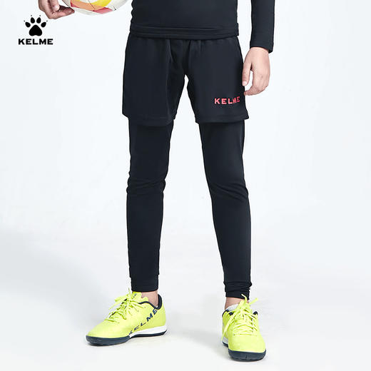 KIDS卡尔美新款儿童厚款紧身保暖长裤 商品图0