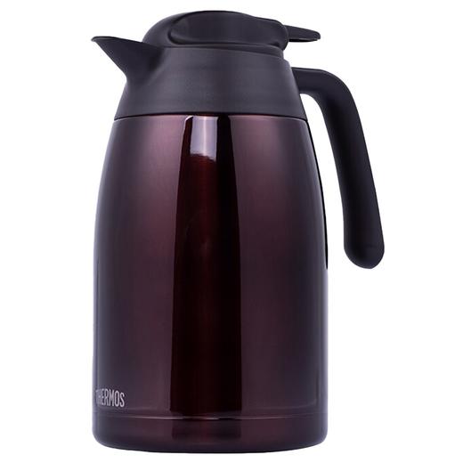 膳魔师（THERMOS）进口保温壶大容量热水壶不锈钢办公家用车载旅行保温瓶THV系列 THV-1500-CBW深红色1.5L 商品图4