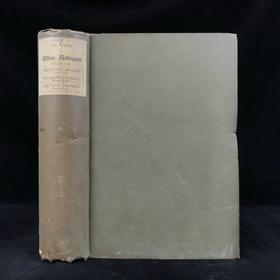 1881年 莎士比亚《亨利六世》 约翰·吉尔伯特数十幅插图 漆布精装16开