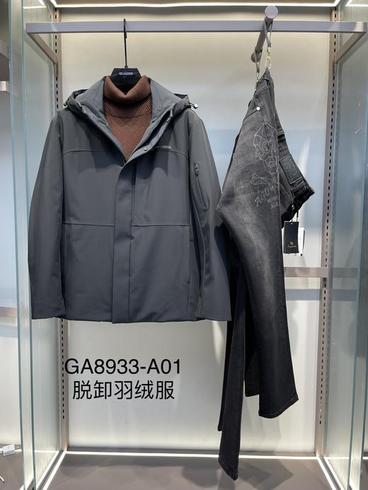 男有帽羽绒外套8933 商品图0