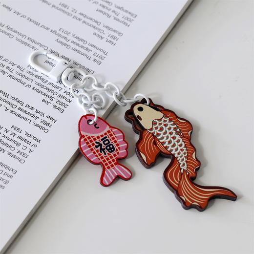 前程似锦(鱼)°竹雕钥匙扣挂件系列 商品图6