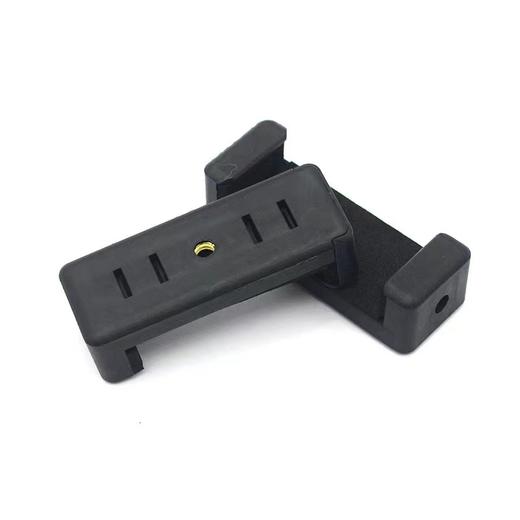 手机夹 E字夹一字夹 1个 直播补光灯双孔机位夹直播三脚架自拍杆固定夹 商品图4