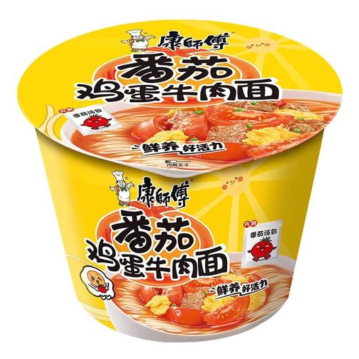 康师傅番茄鸡蛋牛肉面126g*12桶 商品图1