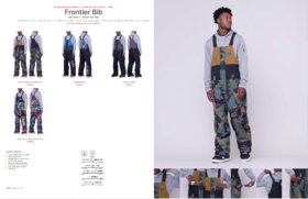 2324 686 男款背带裤 MNS FRONTIER SHELL BIB