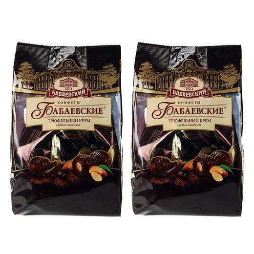 【中欧班列精选】WWJ俄罗斯进口 巴巴耶夫松露杏仁扁桃仁巧克力糖 200g/袋 商品图12